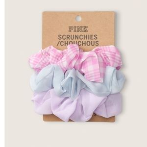 Victoria Secret PINK scrunchies 3pk. New with tags